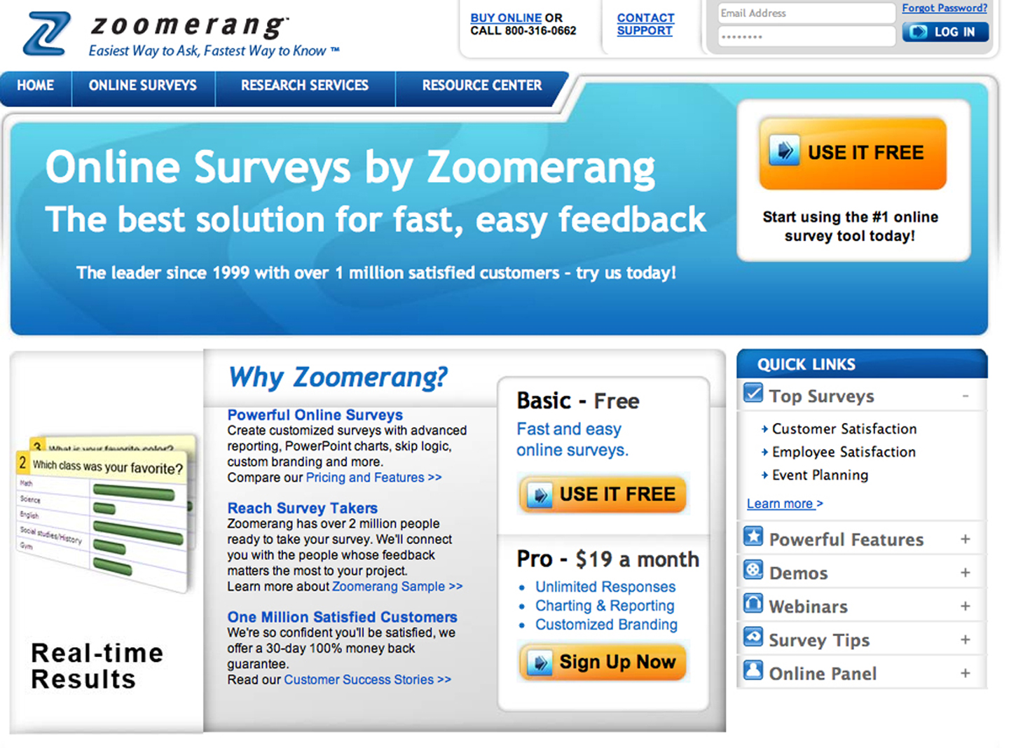 Zoomerang.com Screenshot